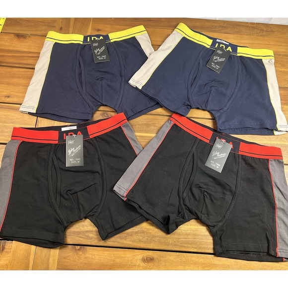 A. Ida Other - 4 Pairs IDA Men's M Boxer Briefs NWT Cotton Stretch